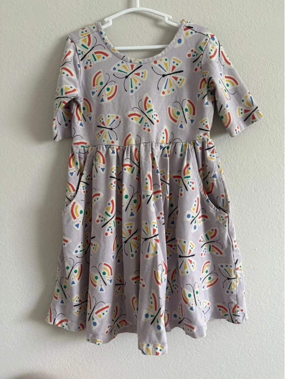 Hanna Anderson Butterfly Pocket Dress